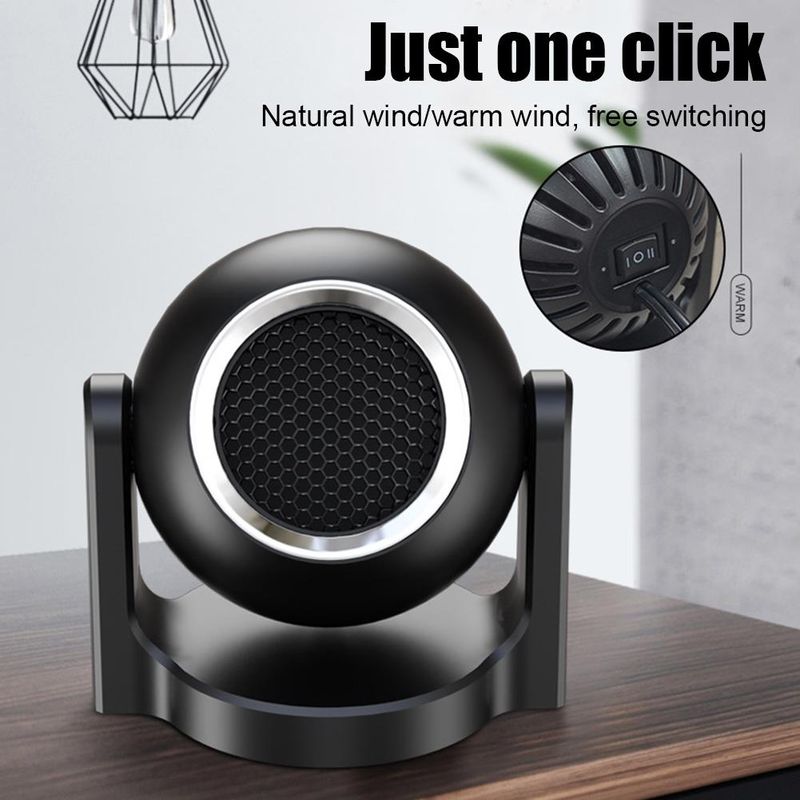 Riscaldatore portatile 12V 120W Ventilatore elettrico per riscaldamento Asciugatrice automatica per parabrezza Deing Demister Sbrinatore per accessori per auto_voghion.com
