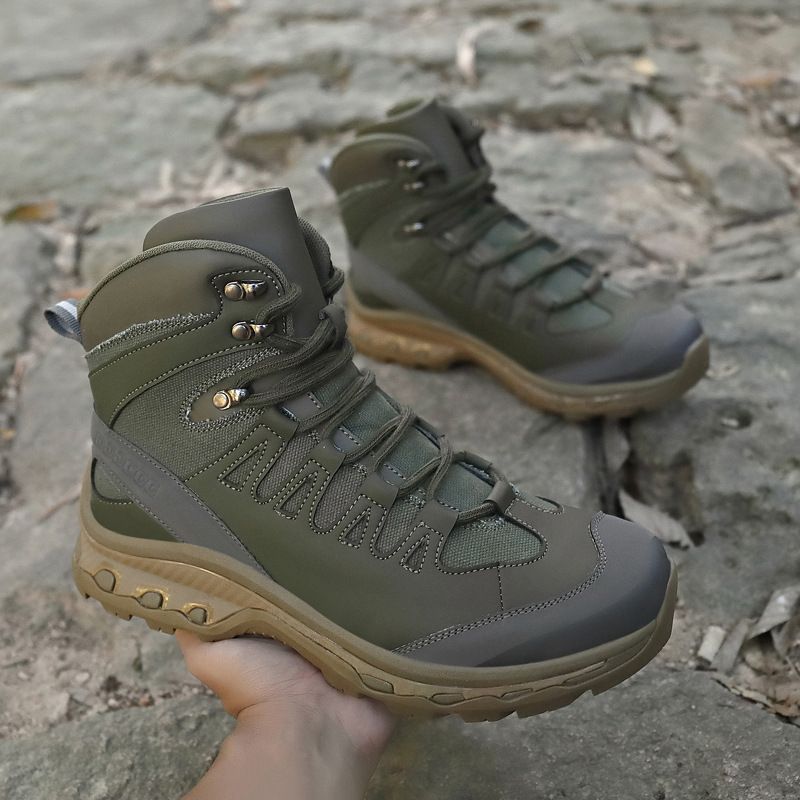 Wanderschuhe Atmungsaktive Leichte Wanderschuhe Outdoor-Langlaufschuhe Reiseschuhe Kampfstiefel Taktische Stiefel Plateau-Martin-Stiefel_voghion.com
