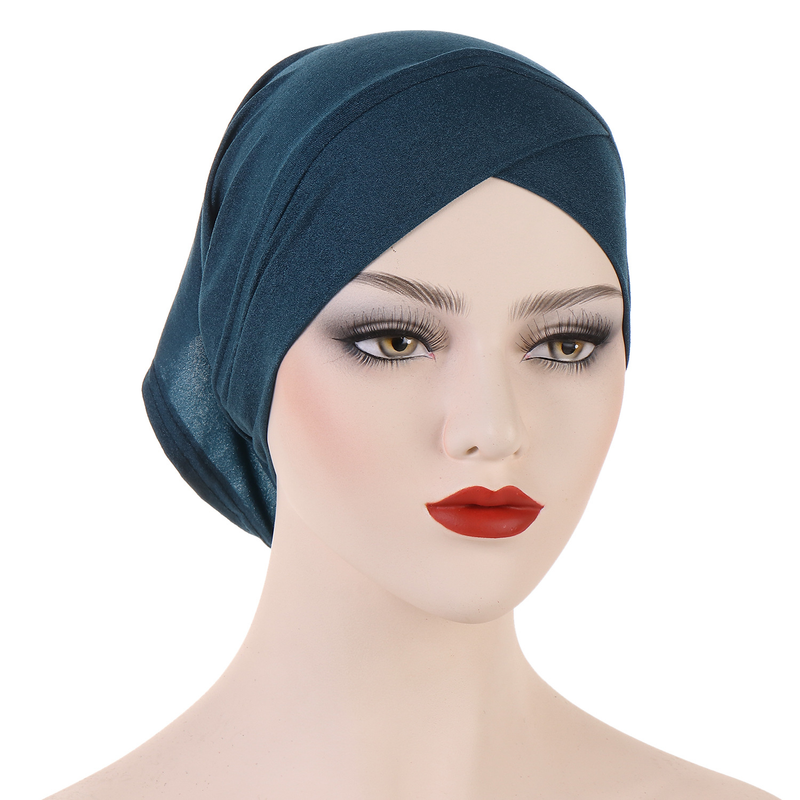 Women's Hats new cross-border women's hat, Muslim bottom hat, fashionable and comfortable pullover hat_voghion.com