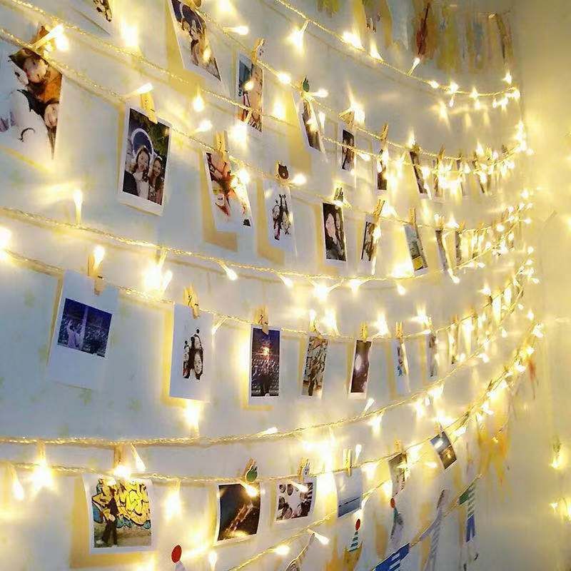 Star Colorful Girly Heart Internet Celebrity Decorative Dormitory Bedroom LED String Flashing Atmosphere Lights_voghion.com