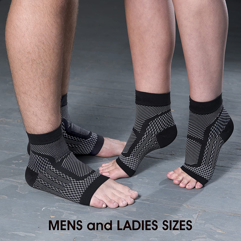Brace Sports Cheville Compression Sleeve Plantar Fasciitis Chaussette pour tendinite d'Achille, Douleurs articulaires, Réduit S_voghion.com