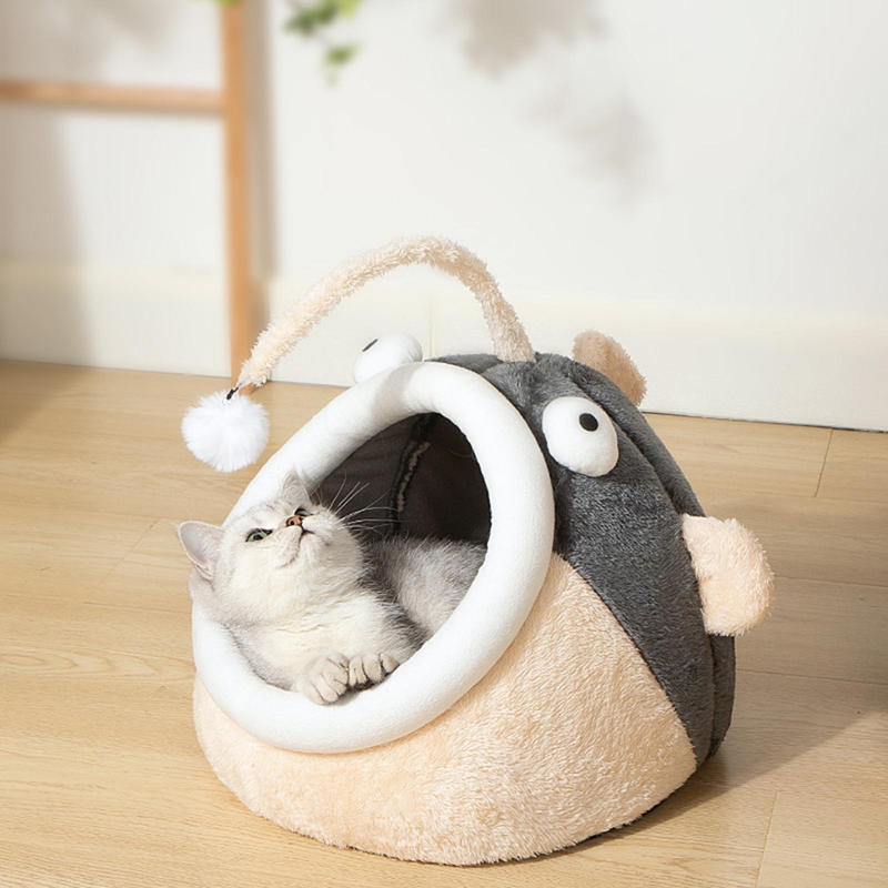 for Cat Cave Bed Tent For Indoor Small Dog & For Cat Non Slip House With Thick C_voghion.com