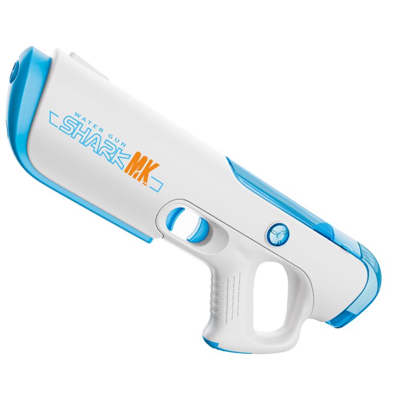 Pistolet à eau électrique auto-amorçant à haute pression et grande capacité pour garçon, jouet de plage et de combat aquatique_voghion.com