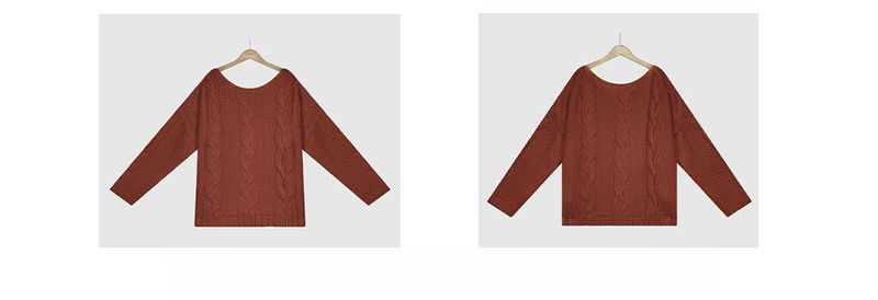 Lockerer Strickpullover mit V-Ausschnitt und Thousand Bird Grid-Muster, ärmellose Weste_voghion.com