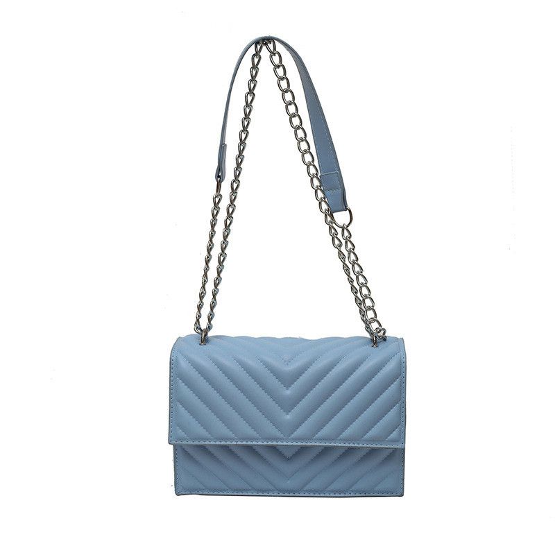 Borsa da donna economica, trapuntata in rilievo, alla moda, semplice, alla moda, con catena, nuova ed elegante borsa a tracolla singola 2025_voghion.com