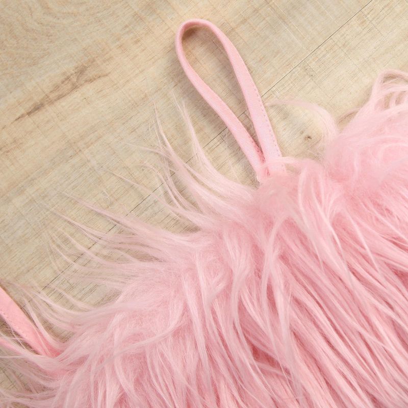 Mother & Kids Children's Clothing Popular Spring And Summer Fur Suspenders Solid Color Leather Shorts Suit With Belt_voghion.com