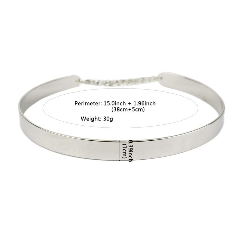 KDLUN Collana girocollo con coppia di ciondoli in metallo da 10 mm, semplice collana con polsino, moda vintage, gioielli minimal, regalo per feste_voghion.com