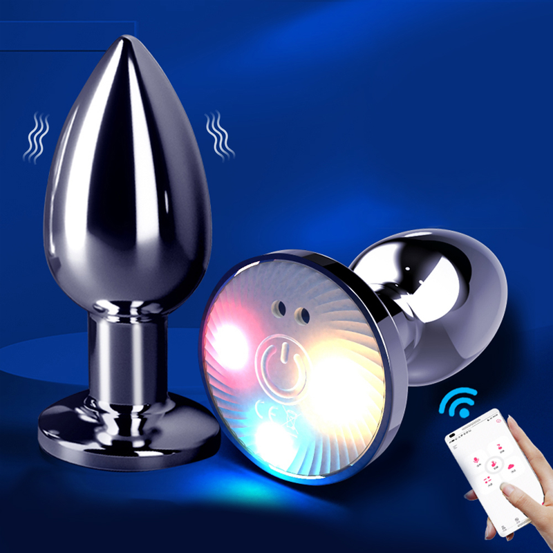 Plug anale di controllo APP Vibratore Bluetooth Butt Plug Uomo Massaggiatore prostatico Buttplug femminile Articoli per adulti Sesso T plug_voghion.com