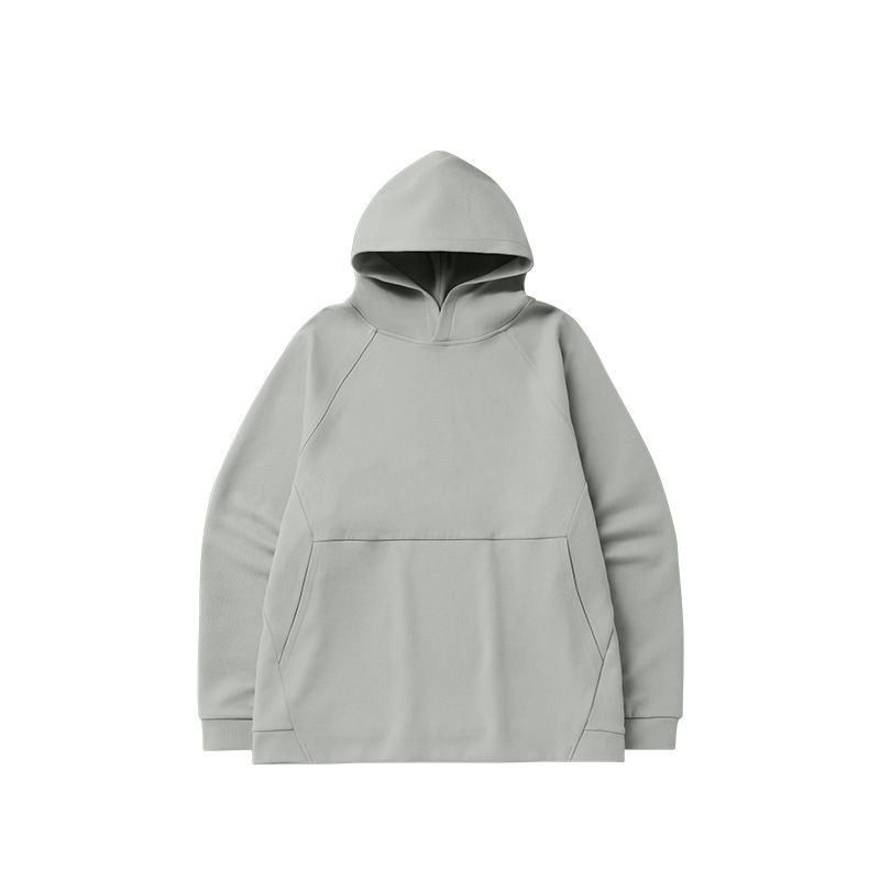 Felpa con cappuccio in pile 25 Autunno e Inverno 380g Tinta unita Top sportivo da uomo_voghion.com