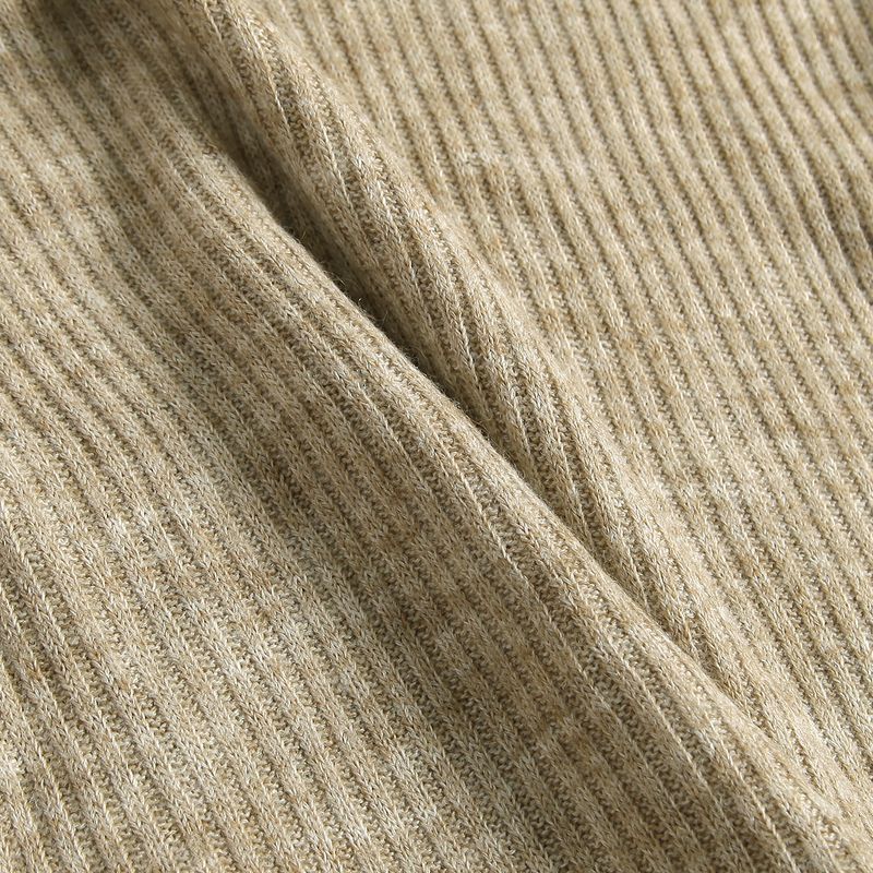 Ensemble pull en tricot et jupe à carreaux pour fille – Tenue confortable à col montant et manches longues (90-130 cm)_voghion.com