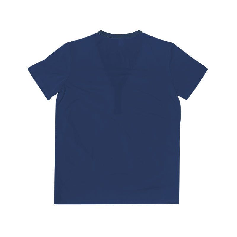 T-shirt Henley décontracté à manches courtes et col en V pour homme, haut à blocs de couleurs, été 2024_voghion.com