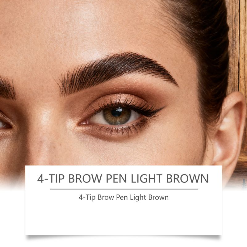 ZEPHOCO Natural Four-Pronged Eyebrow Pencil Black Three-Dimensional Color Rendering No Smudge Coloring Suitable For_voghion.com