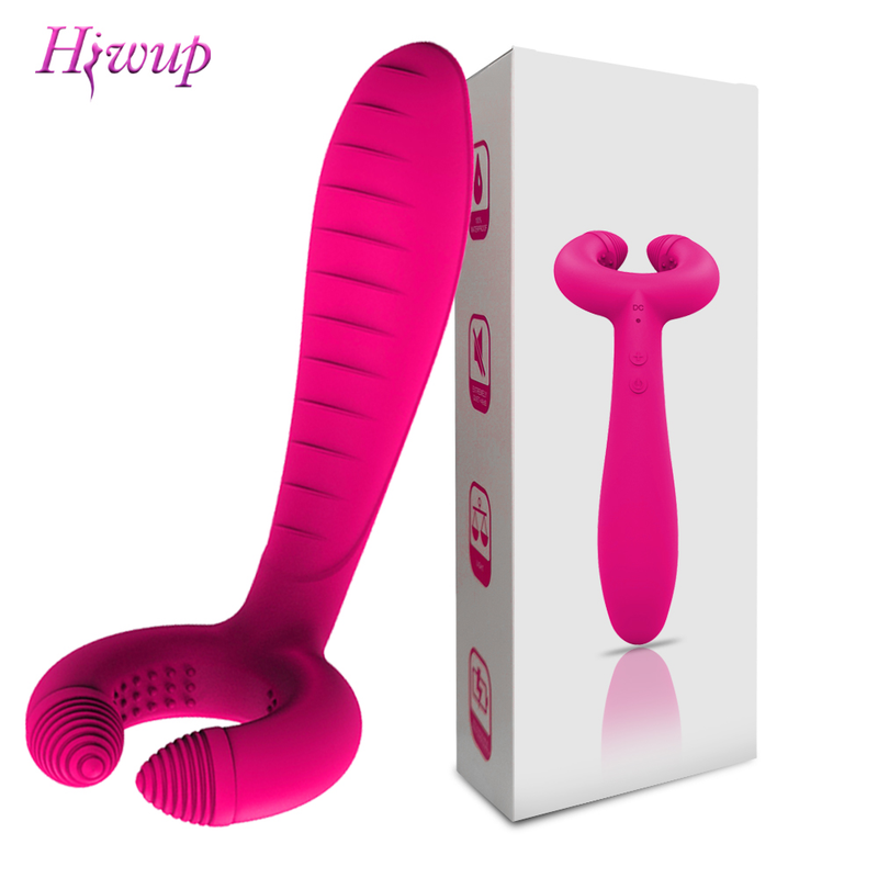 G-spot 3 moteurs gode vibrateur Anal Double pénétration Clitoris stimulateur jouets sexuels pour femmes hommes Coup_voghion.com