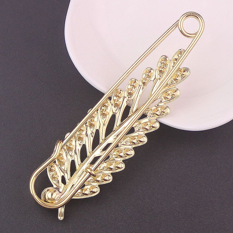 Rhinestone Pearl Simple 7.5cm Large Brooch Cardigan Scarf Decoration Women's Suit Accessory_voghion.com