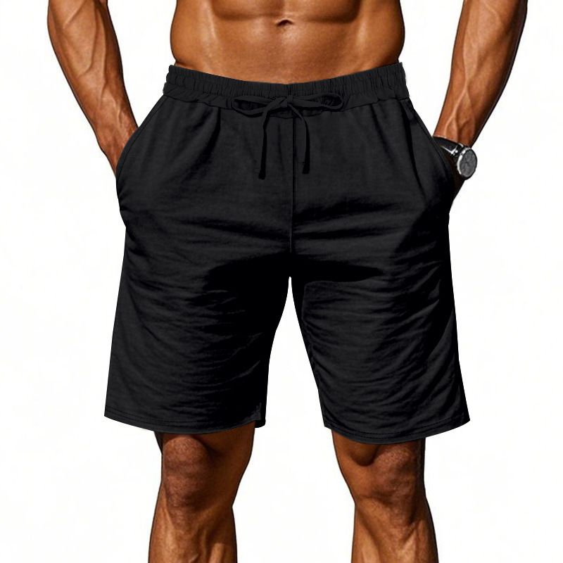 Camicia da spiaggia a maniche lunghe, semplice, traspirante, in lino, casual e ampia, da uomo, stile hawaiano, stile transfrontaliero americano._voghion.com