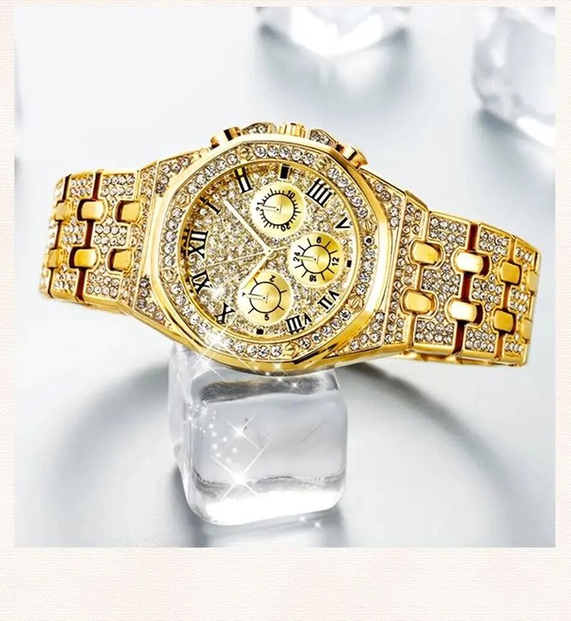 Dimanta sieviešu pulksteņi Zelta pulksteņi Sieviešu rokas pulksteņi Luksusa zīmola Rhinestone sieviešu rokassprādzes pulksteņi Sieviešu Relogio_voghion.com