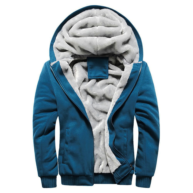 Men Zipper Sweater Coat Outwear Jacket Winter Fleece Hoodie Warm Men's Coats & Jackets Men Jackets Cotton Chaqueta_voghion.com