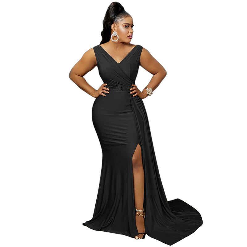 Women's Clothing Ball Gown Evening Dress Elegant Sexy Floor Length Dress Female_voghion.com