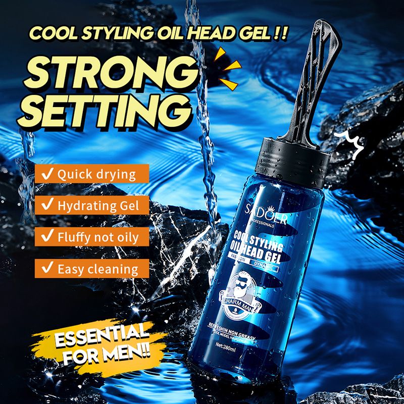 Alle Engels SADOER Cool Oil Hoofdgel Sterke langdurige vorm Natuurlijk luchtig en geurig_voghion.com