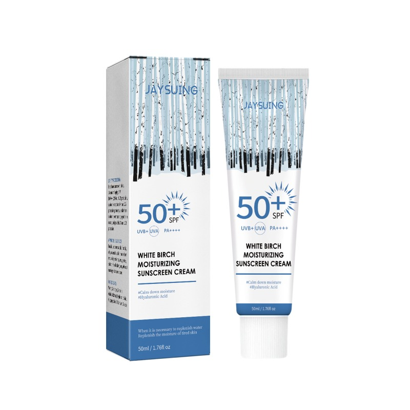 Spf50 + protector solar hidratante, protección de la piel, maquillaje refrescante, crema de protección solar, protección solar Facial resistente a los rayos UV, nuevo_voghion.com