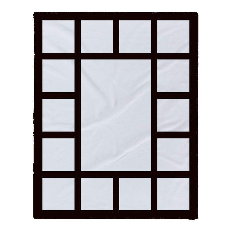 25 Jahre Waschlappen Sublimation Gebärmutter Blankodruck Neun Quadratische Decke, Heben Wolldecke_voghion.com