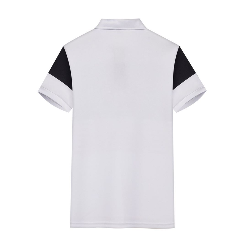 Summer Men's Casual Short-sleeved Polo Shirt Solid Color Lapel Fashion Business Breathable Comfortable Short-sleeved T-shirt_voghion.com