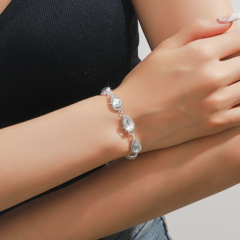 Set di gioielli da donna, set di gioielli da sposa alla moda, collana di alta qualità, orecchini, bracciale, abito da sposa, lusso, elegante, accessori coordinati_voghion.com
