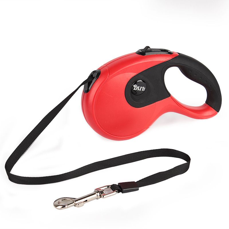 Coleira retrátil automática para passear com cães, corda antiderrapante revestida de borracha, suprimentos para animais de estimação ao ar livre para cães pequenos e médios_voghion.com