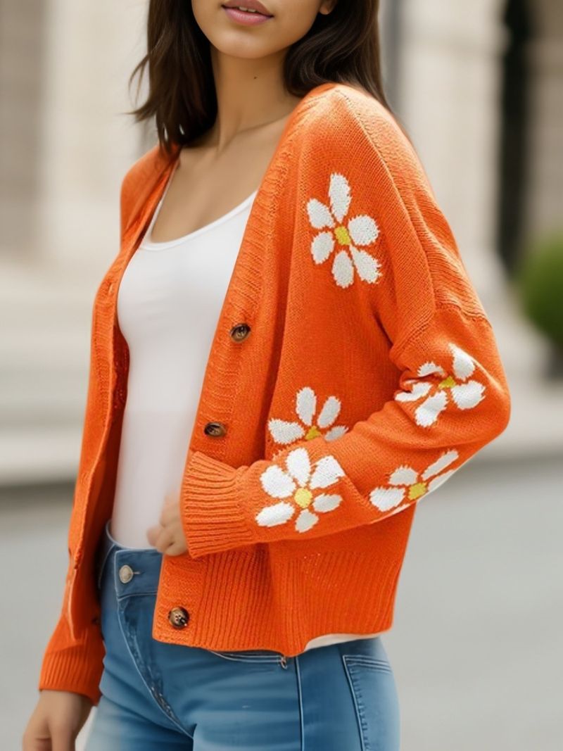Cardigan tricoté de style ins pour femmes, veste ample, pull ample de style universitaire_voghion.com