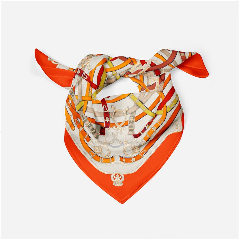 Nuova fascia per capelli in seta twill a catena 2024 Malaysia Fashion 53 cm piccola sciarpa quadrata_voghion.com