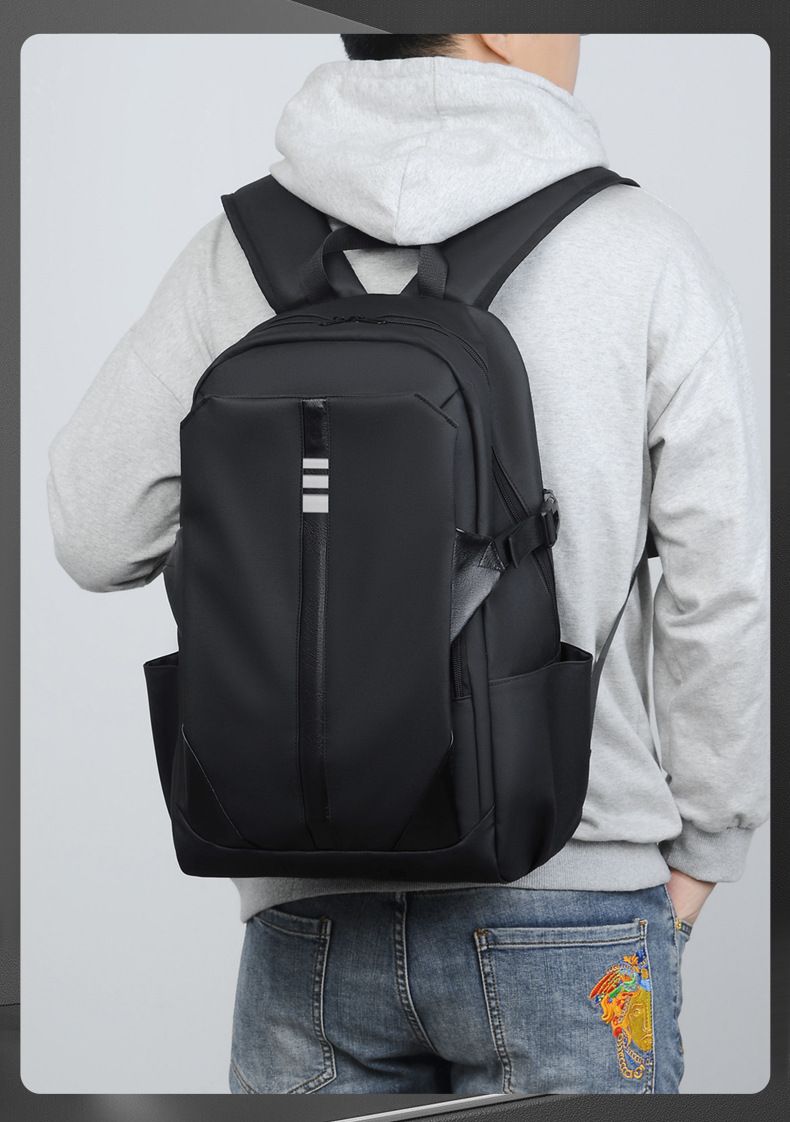 Backpack Casual Versatile Simple Large Capacity Student School Bag Business Commuter Travel Backpack_voghion.com