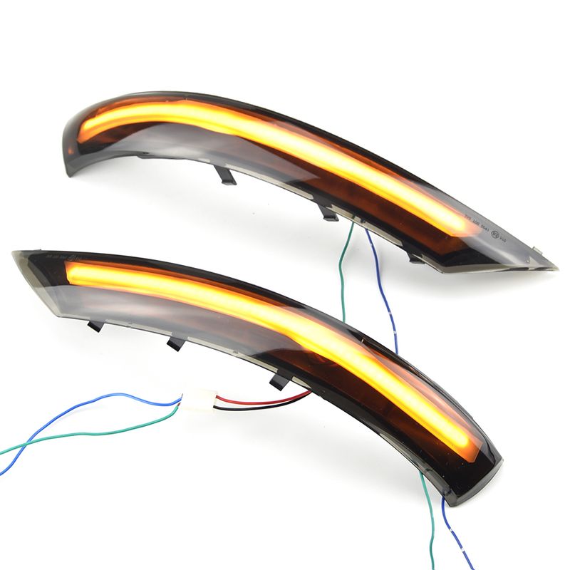 For VW Touareg I 1 7L Facelift 2007 2008 2009 2010 Car LED Dynamic Indicator Turn Signal Light Blinker Mirror Lamp_voghion.com