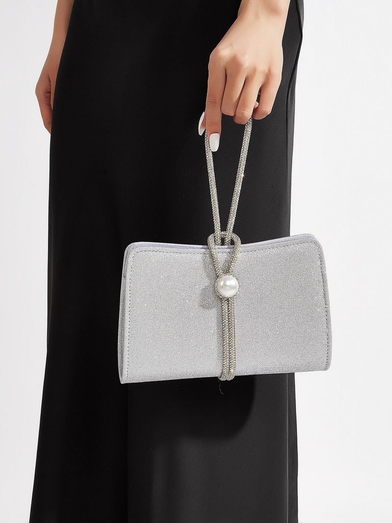 Frauen Abendkleid Tasche Dekorative Perle Strass Premium Mini Handtasche Für Hochzeit Geburtstag Party_voghion.com