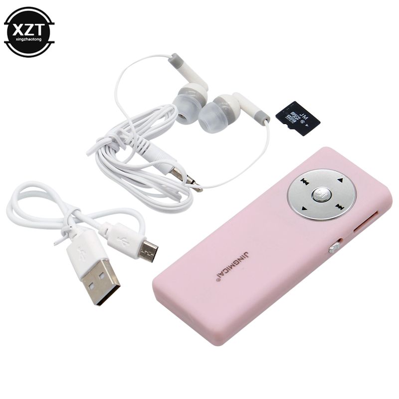 Prenosni mini MP3 USB predvajalnik za študente, športni MP3 predvajalnik glasbe, učenje, šport, učne potrebščine, pošlji pomnilniško kartico_voghion.com