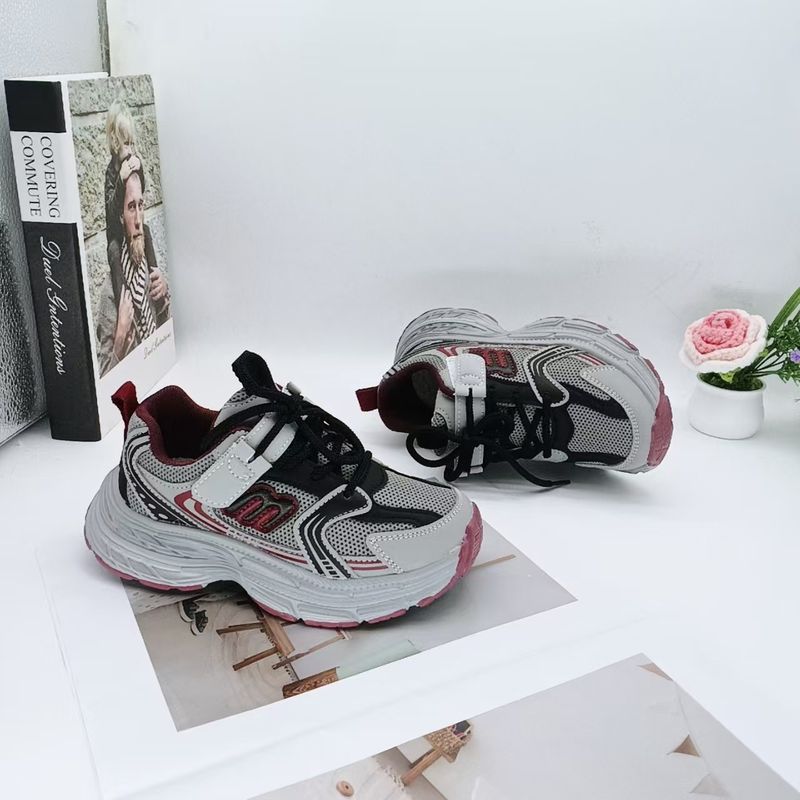 2025 Early Autumn New For Ages 6-12, Double Mesh Super Large Sports Running S, Lace-Up Lightweight Sole Children's_voghion.com