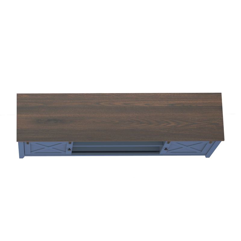 TV Stand For TVs Up To 65", Modern Farmhouse Wood Entertainment Center, Media Console Table With Storage Cabinet & Adjustable Shelves, Buffet Sideboard For Dining Room,_voghion.com