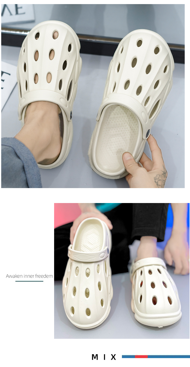 Mens Sliders Summer Beach Shower EVA Lightweight Pool Slides Bathroom House Slippes Sandals _voghion.com