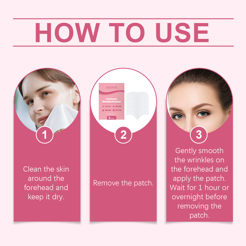 EELHOE Forehead Care Sticker, Gently Nourishing And Moisturizing, Caring For Soft And Delicate Skin, Daily Forehead Care Sticker_voghion.com