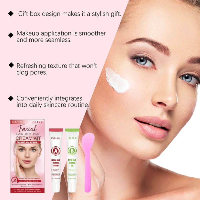 EELHOE Kit Sanfte Reinigungscreme für die Lippen und das Gesicht_voghion.com
