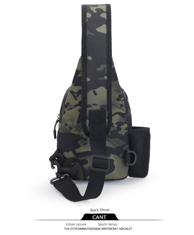 Mochila pequeña tipo mensajero para exteriores, de marca de moda, para el hombro, para hombre y mujer, ideal para deportes al aire libre._voghion.com