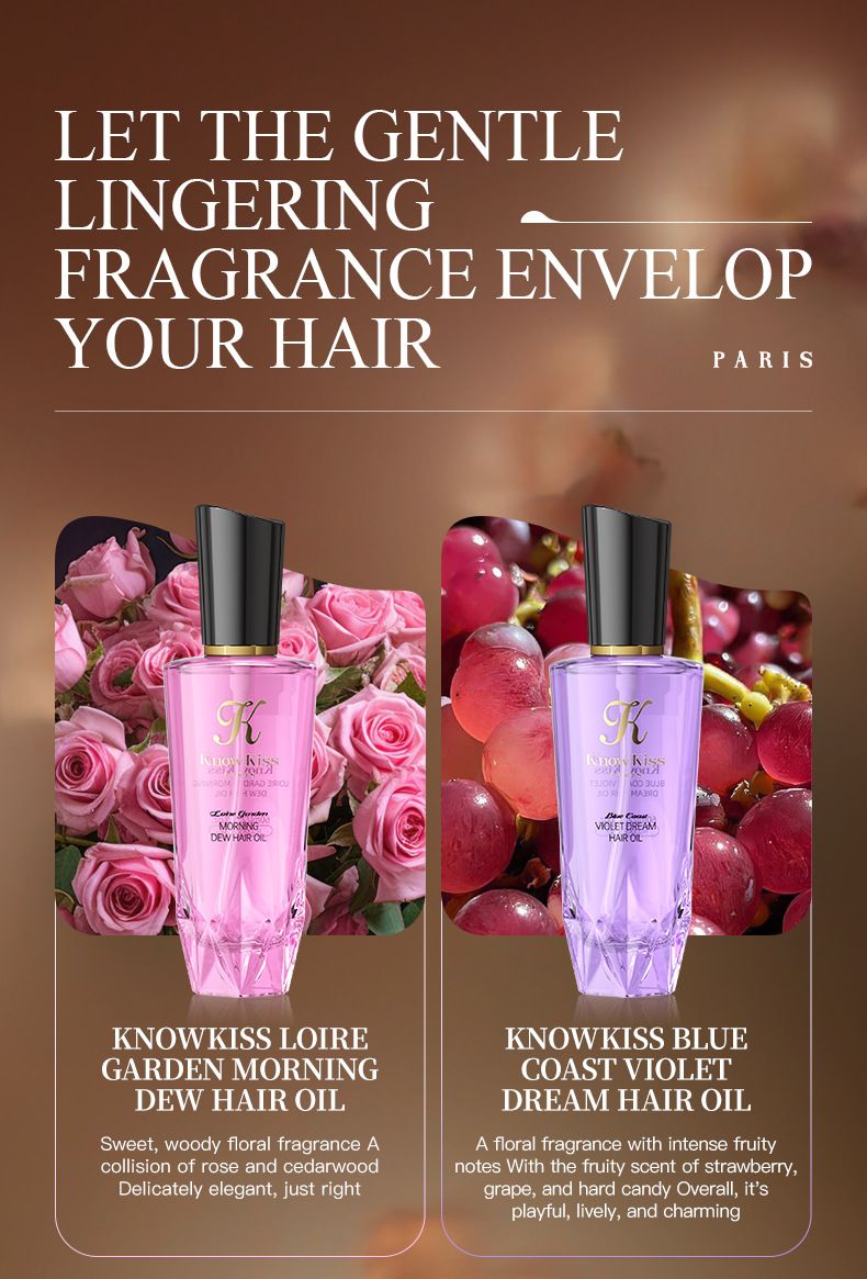 Olio essenziale per la cura dei capelli KnowKiss Morning Dew 60 ml_voghion.com