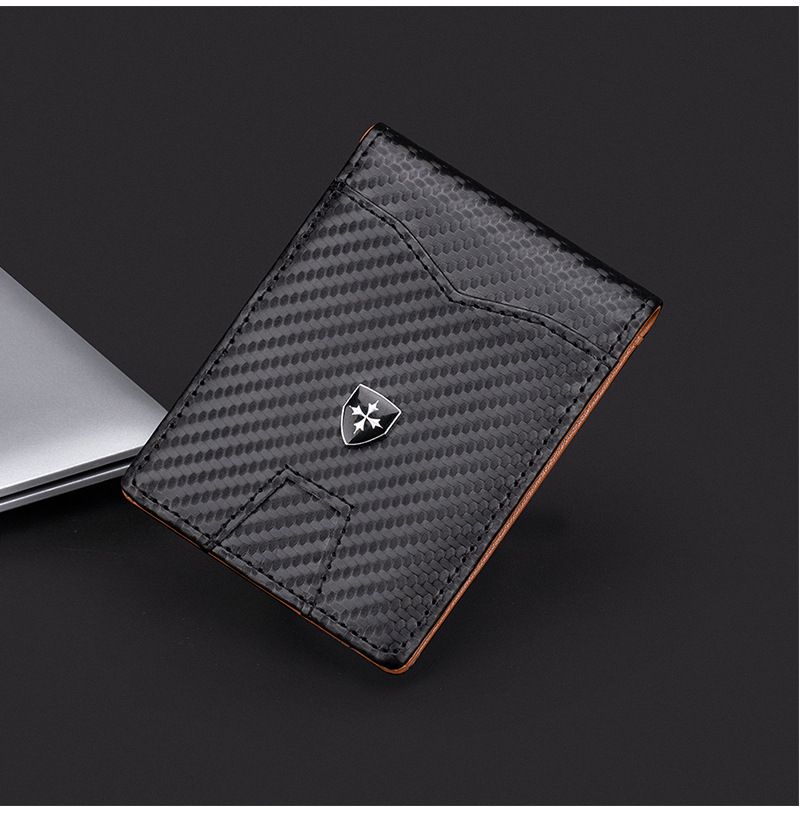 Passport Covers & Wallets Men's Card Holder New Simple Multi Card Slots US Dollar Clip RFID Anti Magnetic Thin Wallet Men_voghion.com