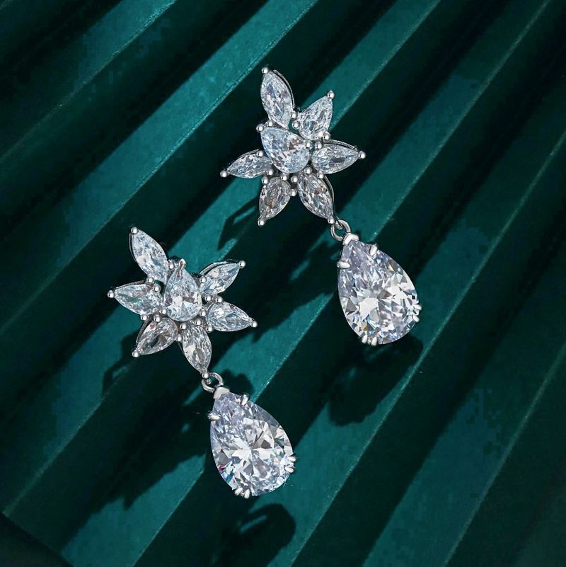 Set di gioielli pregiati in argento sterling 925, anello Paraiba, orecchini, collana, smeraldo, zircone, gioielli di alta gamma_voghion.com