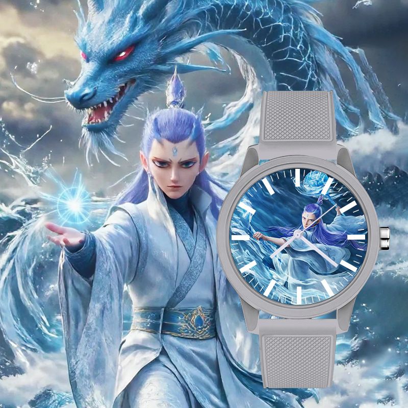 Men's Watches Magic Child Peripheral Nezha Student Quartz Watch Magic Pill Same Style Silent Lifestyle Leisure Children's Precision Watch_voghion.com
