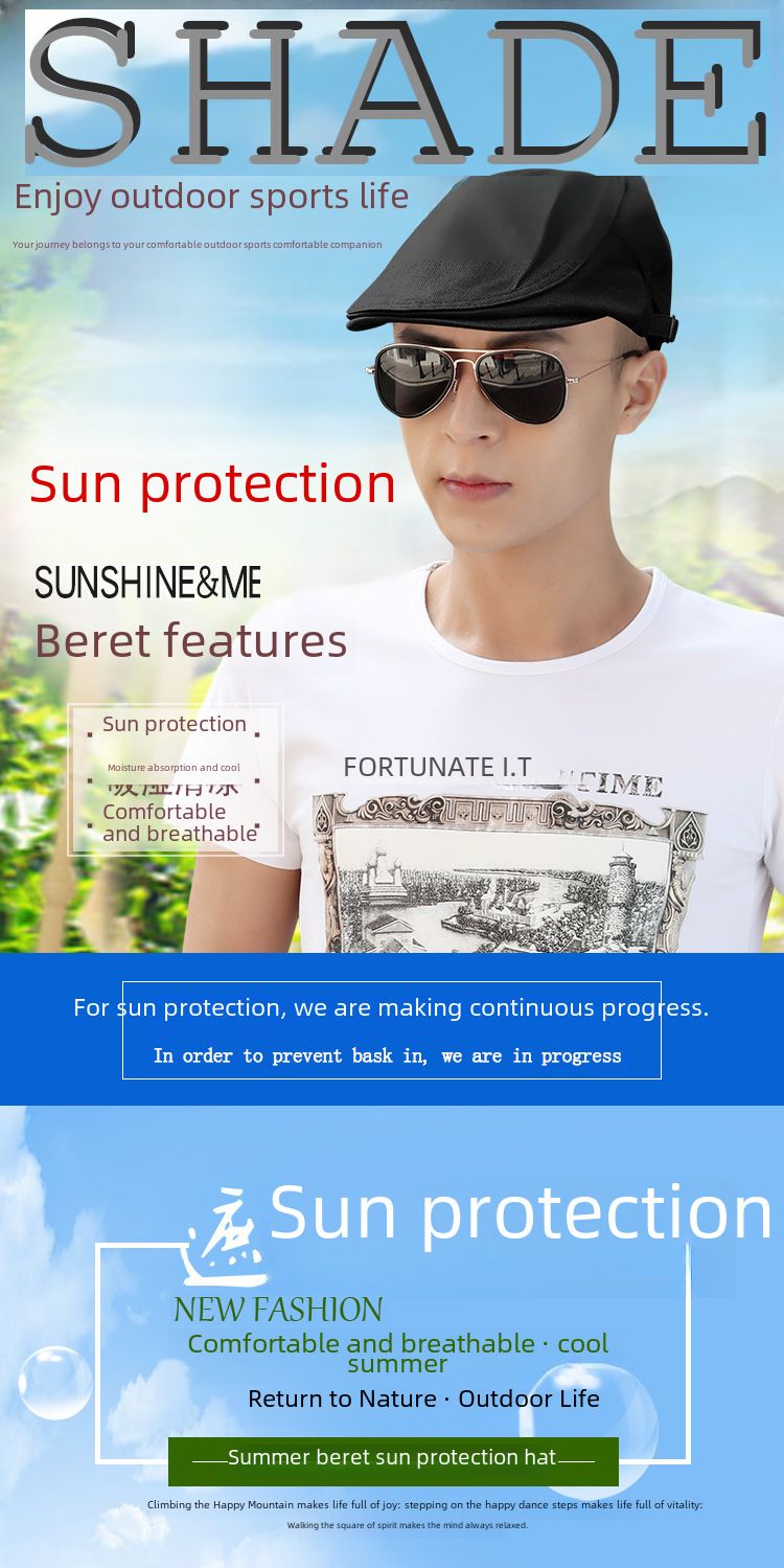 Baskenmütze in Übergröße für Herren im Frühjahr und Herbst, künstlerische Schirmmütze für Damen, Allgleiches, lässig, Stürmerhut, britischer Retro-Malerhut für Herren_voghion.com