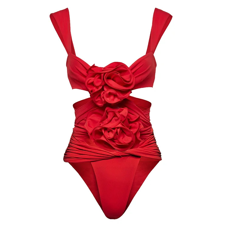 Maillot de bain taille haute mode femme_voghion.com