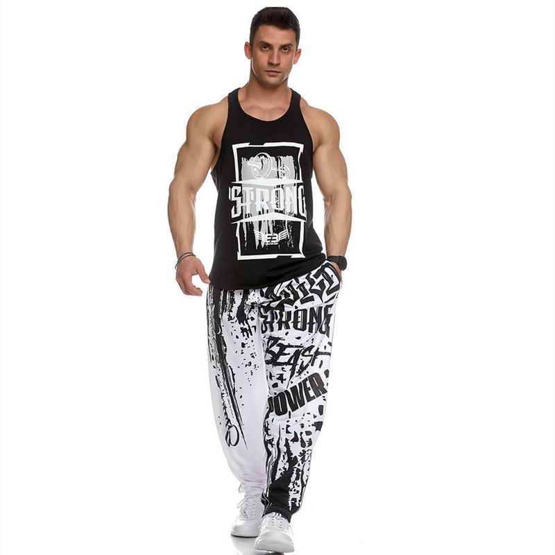 Men's clothing Casual running equipment training loose plus size quick drying pants_voghion.com