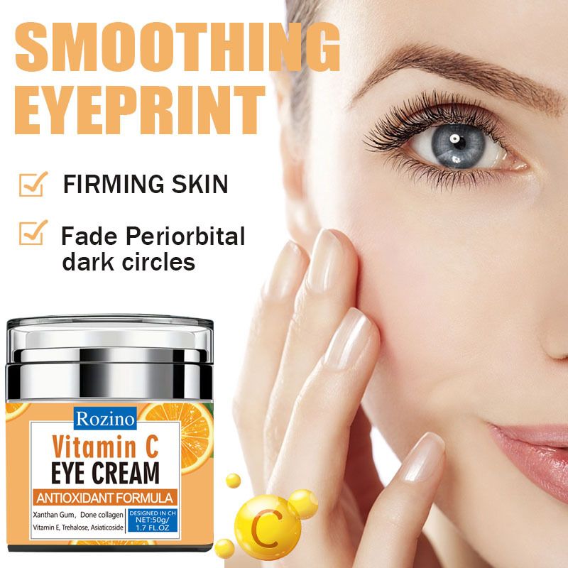 Vitamin C reduces dark circles, fine lines, bags, tightens moisturizes the skin. Moisturizing and moisturizing eye cream_voghion.com