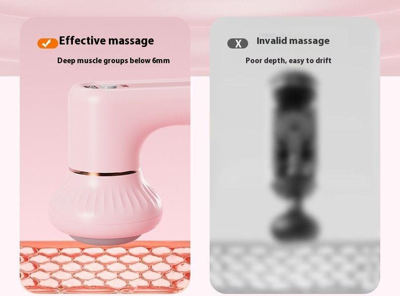 Kabelloses, wiederaufladbares Körpermassagegerät – Elektrisches Handgerät zur Modellierung und Fettreduktion für Nacken, Schultern und Taille – Tragbares Tiefengewebe-Knetgerät_voghion.com