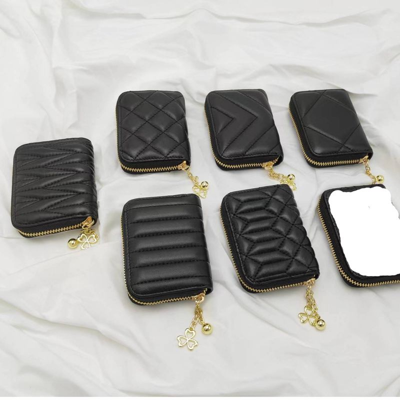 Portafoglio corto da donna in vera pelle, grande capacità, con cerniera, alla moda, 2025_voghion.com